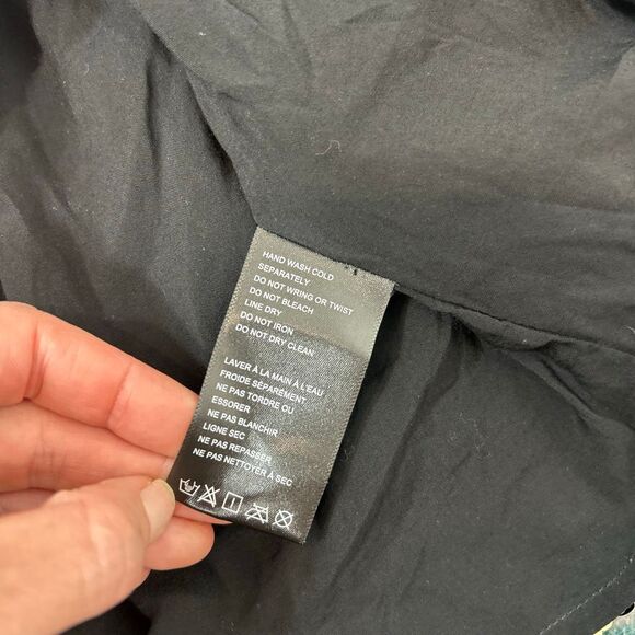 FREE PEOPLE Annalise Sequin Mini Skirt Rose Gold Short Sparkly size 4 small Slit - Picture 15 of 16